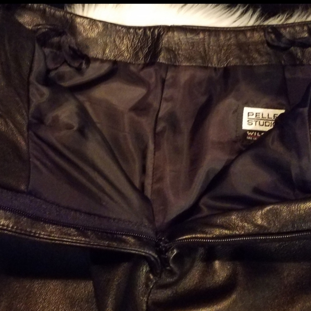 Gorgeous size 12 leather pants